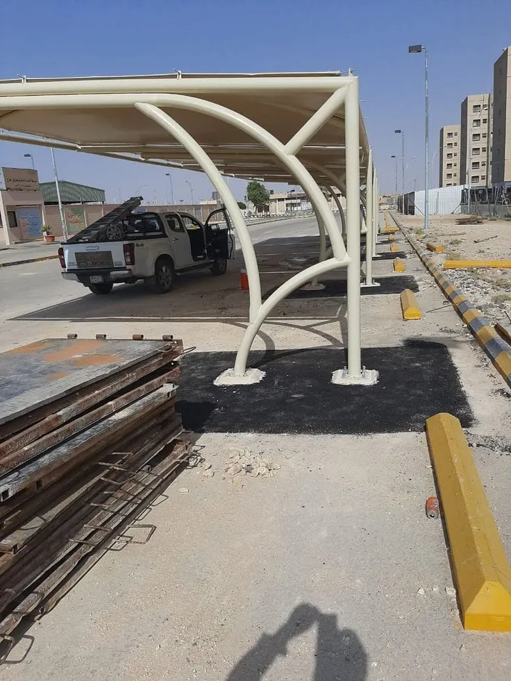 تركيب مظلات سيارات في الجبيل