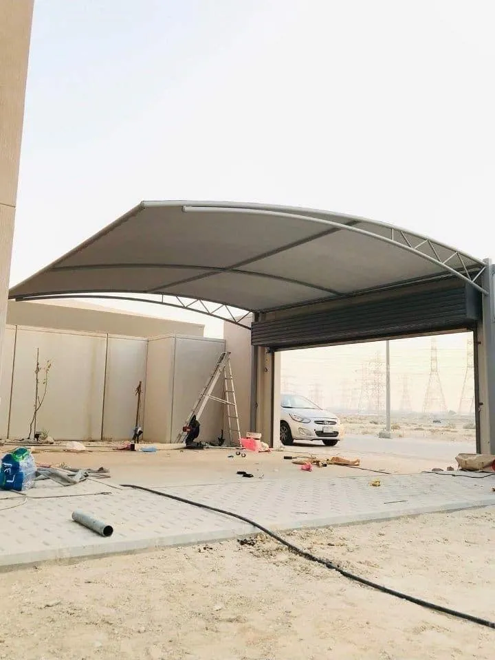 تركيب مظلات سيارات في الجبيل