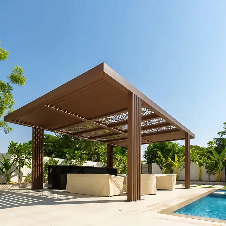 مقاول برجولات بالمنطقة الشرقية: تركيب تصميمات حديثة فاخرة 