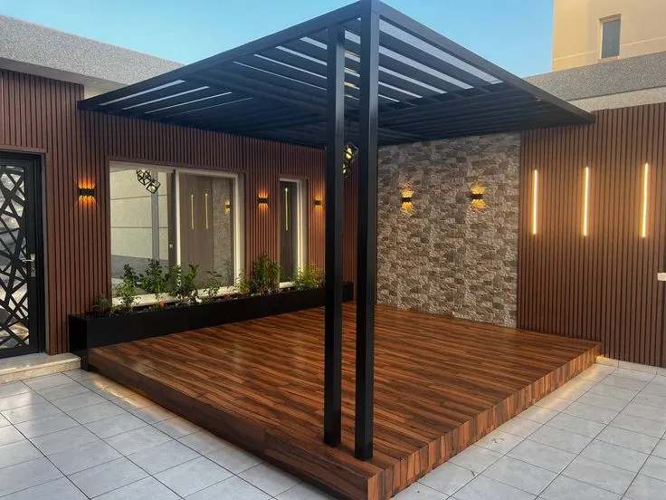 مقاول برجولات بالمنطقة الشرقية: تركيب تصميمات حديثة فاخرة 