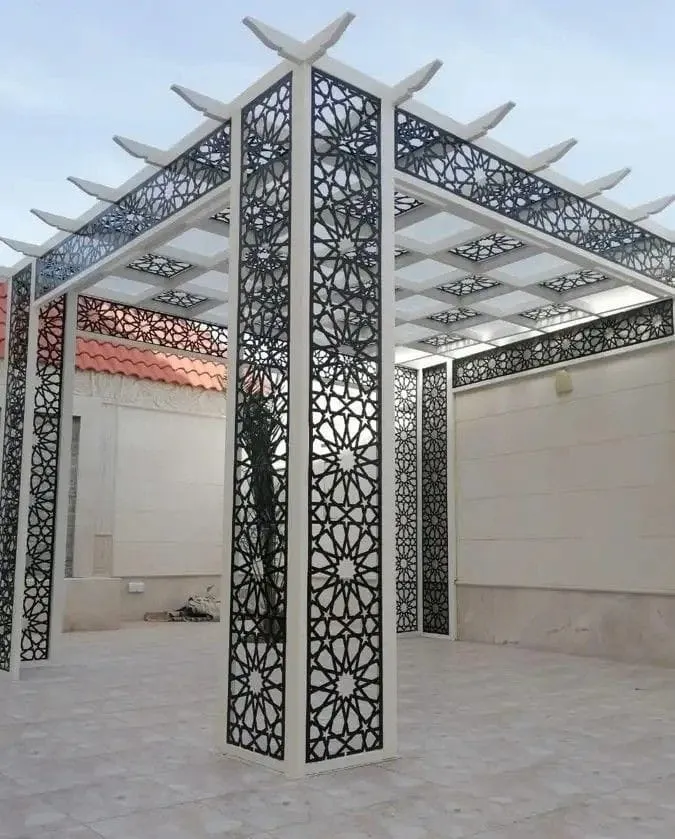 برجولات حدائق فاخرة في الخبر | برجولات جلسات خارجية شتوية